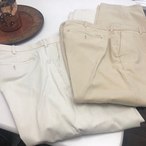 Haggar khakis 38x34 and 2 izod